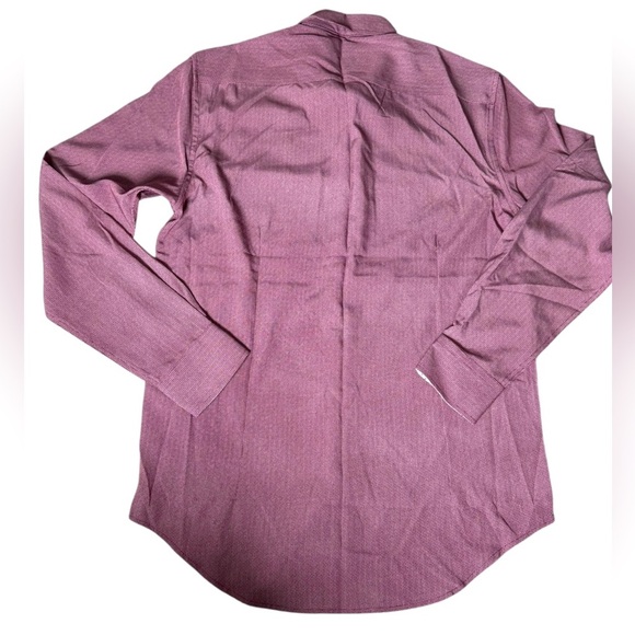 Report Collection X4 Performance Stretch Slim Fit Shirt Burgundy Small - Picture 7 of 10